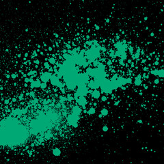 Arri&egrave;re-plan tache peinture grunge vert menthe et noir