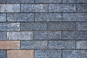 Background from gray rectangular blocks