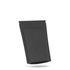 Blank zipper package mockup