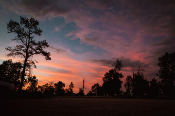 Sunset in the Outback
