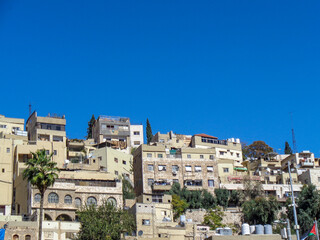 Fototapeta na wymiar the city of jordan at summer