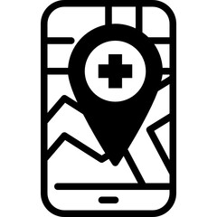 location solid line icon