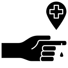 Obraz premium wound solid icon