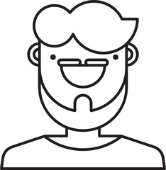 Fototapeta premium man icon