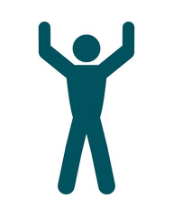 pictogram man icon