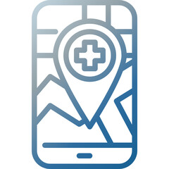 location gradient icon