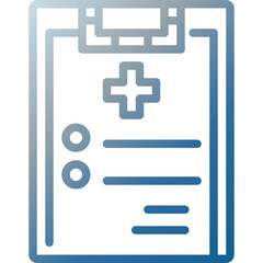 Obraz premium medical checkup gradient icon