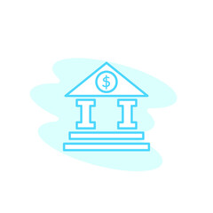 Illustration Vector Graphic of Bank icon