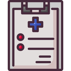 Fototapeta premium medical checkup line icon