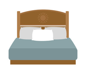 wooden bed icon