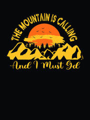 mountain template tshirt design.
