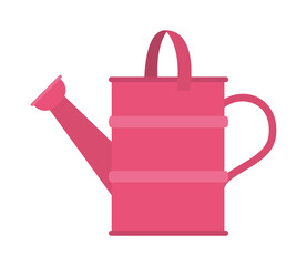 pink watering can