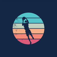 basketball sports movement logo design