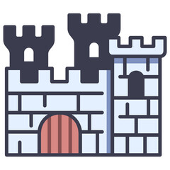 castle wall icon