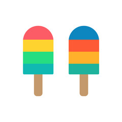 ice cream bar illustration, ice cream icon for food products