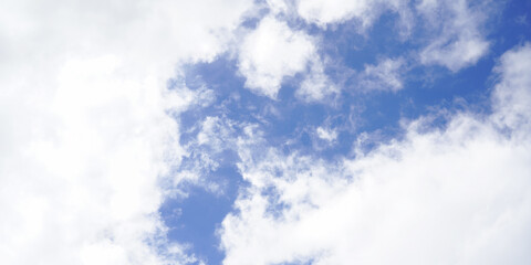 Obraz premium blue sky with clouds