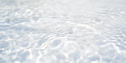 water drops on the water