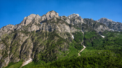 Fototapeta na wymiar Valbona Valley National Park. Albania. 