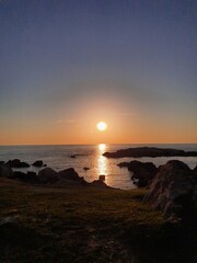 Obraz premium sunset over the sea