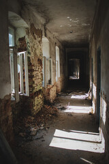 Fototapeta na wymiar Abandoned building in Czech Republic