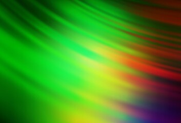 Light Green, Red vector blurred pattern.