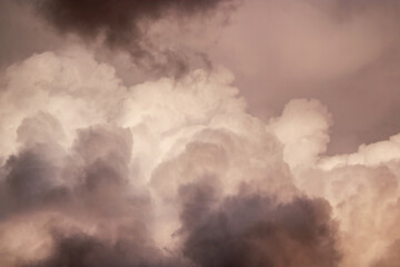 Clouds after storm