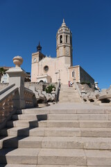 Obraz premium Sitges Eglise Vacance
