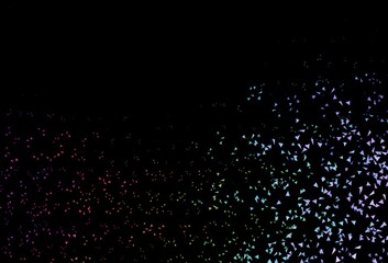 Dark Multicolor vector background with polygonal style.