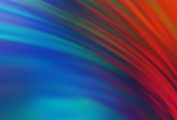 Light Blue, Red vector abstract bright template.