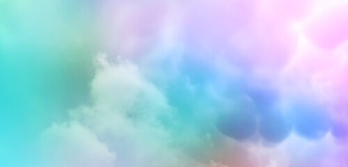 Obraz na płótnie Canvas Background with gradient sky in evening clouds