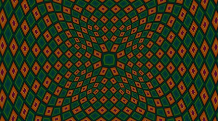 blurred geometric mandala  with uneven asymmetric shapes and noises . abstract background.