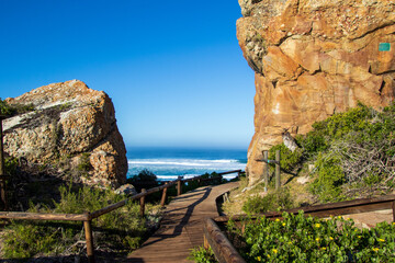 The Robberg Nature Reserve is on the Garden Route just outside Plettenburg Bay in South Africa