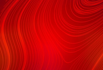 Light Red vector glossy abstract layout.