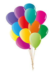 kunterbuntes leuchtendes Luftballon Potpourri