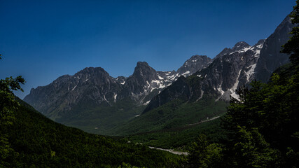 Obraz premium Valbona Valley National Park. Albania. 