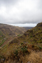 Mountain road in Gran Canaria