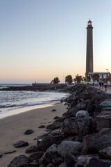 Maspalomas Lighthouse in Gran Canary, Spain