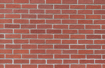 Red Brick Texture Background Close Up