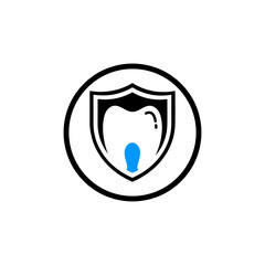 Creative dental care icon