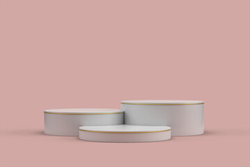 Abstract Podium, Platform Minimal Product Presentation, 3D Render