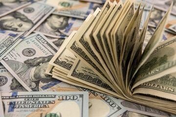 us dollar biils for design financial concept