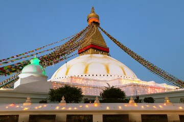 Boudha Bodhnath Boudhanath stupa in Kathmandu,  Nepal