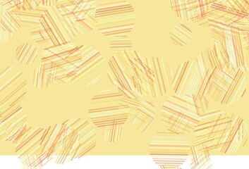 Light Red, Yellow vector backdrop with dots.