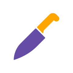 Chef kitchen knife icon. Cutlery. Kitchen utensils