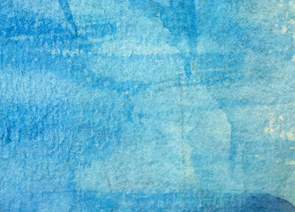 blue watercolors on paper texture