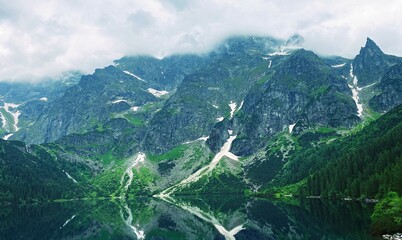   Morskie Oko lake in the Polish Tatras. The Tatras are the highest mountains in Poland © Robert