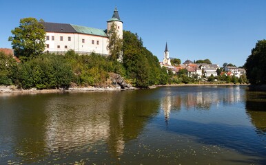 Fototapeta na wymiar Zirovnice Renaissance and baroque castle Czech Republic