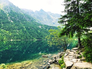   Morskie Oko lake in the Polish Tatras. The Tatras are the highest mountains in Poland © Robert