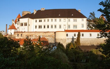 Castle chateau palace Jindrichuv Hradec Czech republic