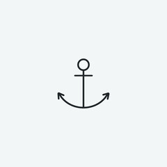 Anchor text vector icon illustration sign